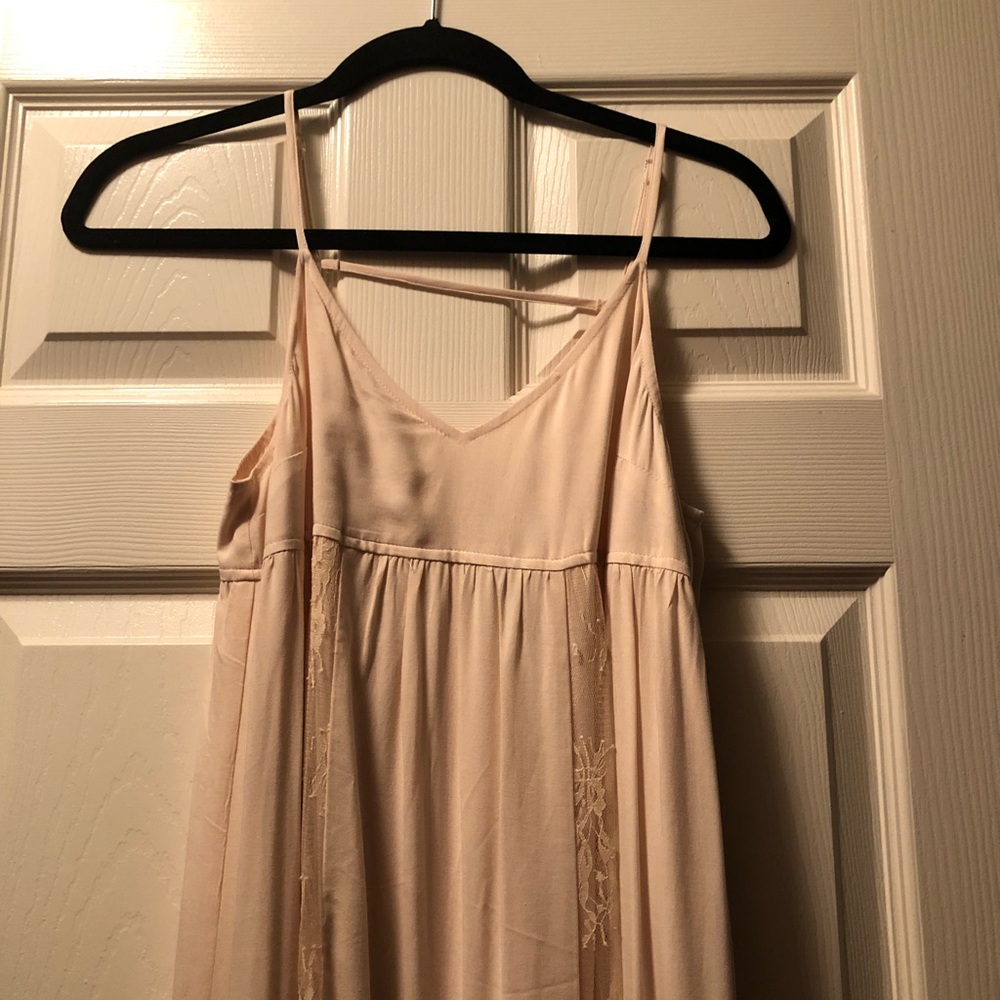 Forever 21 pink lace maxi dress size S - Picture 4 of 6